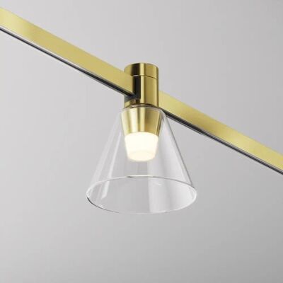 Maytoni Magnetyczna lampa Bianca Flarity TR147-1-3W2.7K-BS-DE LED 3W 2700K mosiądz Maytoni Magnetyczna lampa Bianca Flarity TR147-1-3W2.7K-BS-DE LED 3W 2700K mosiądz