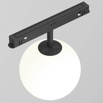Maytoni Magnetyczna lampa natynkowa Luna TR038-2-5W4K-1 LED 5W 4000K kula czarny Maytoni Magnetyczna lampa natynkowa Luna TR038-2-5W4K-1 LED 5W 4000K kula czarny