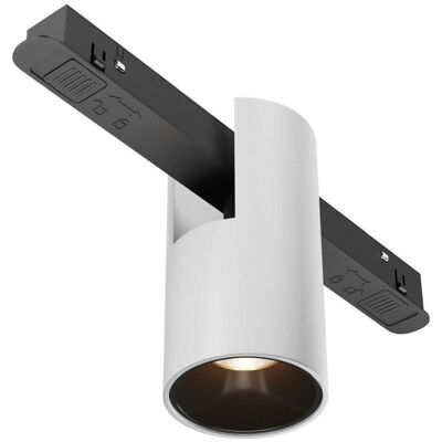 Magnetyczna lampa sufitowa do szyny Alfa TR122-2-7W3K-W Maytoni LED 7W 3000K tuba biały czarny Magnetyczna lampa sufitowa do szyny Alfa TR122-2-7W3K-W Maytoni LED 7W 3000K tuba biały czarny