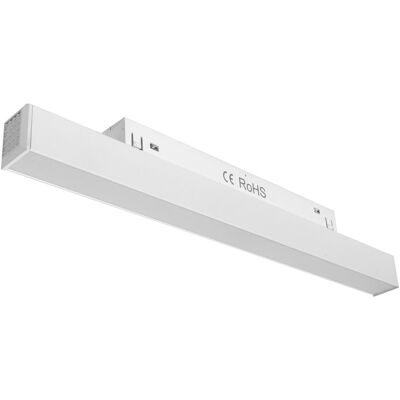 Inny producent Magnetyczna lampa szynowa 840 Domeno LED 12W 3000K metalowa biała Inny producent Magnetyczna lampa szynowa 840 Domeno LED 12W 3000K metalowa biała