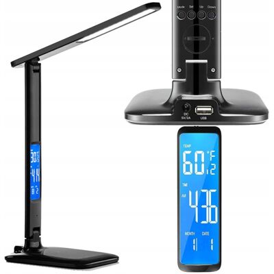 Eurolook Markowa Lampka LED Biurkowa Ładowarka Lampa na Biurko Zegar Kalendarz Eurolook Markowa Lampka LED Biurkowa Ładowarka Lampa na Biurko Zegar Kalendarz