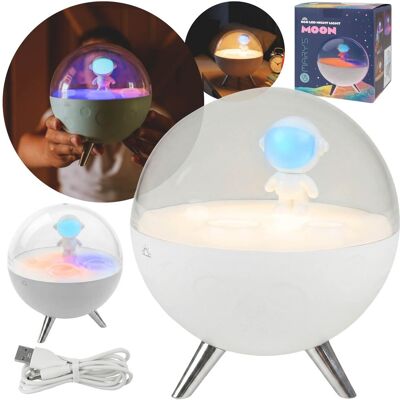 sarcia.eu Mary’s Lampka nocna LED Księżyc biały, lampka do pokoju dziecięcego, USB REGULOWANE oświetlenie RGB sarcia.eu Mary’s Lampka nocna LED Księżyc biały, lampka do pokoju dziecięcego, USB REGULOWANE oświetlenie RGB