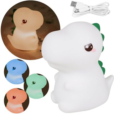 sarcia.eu Mary’s Silikonowa lampka nocna LED, dinozaur T-REX, Lampka DO ZASYPIANIA do pokoju dziecięcego, USB CIEPŁE światło RGB sarcia.eu Mary’s Silikonowa lampka nocna LED, dinozaur T-REX, Lampka DO ZASYPIANIA do pokoju dziecięcego, USB CIEPŁE światło RGB