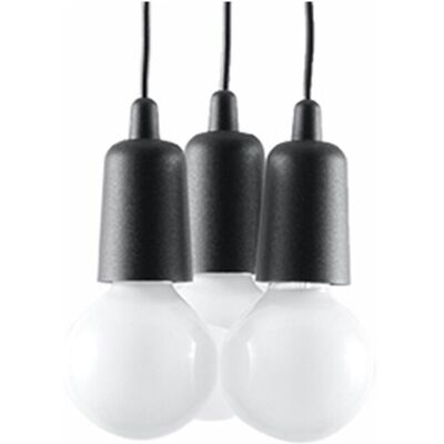 Iga Minimalistyczna Lampa Wisząca KROMA 3 Żółty Iga Minimalistyczna Lampa Wisząca KROMA 3 Żółty