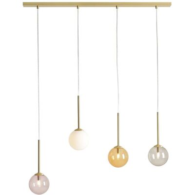 Molekułowa lampa wisząca Bosso 1119L40 Aldex balls kolorowa mosiądz Molekułowa lampa wisząca Bosso 1119L40 Aldex balls kolorowa mosiądz