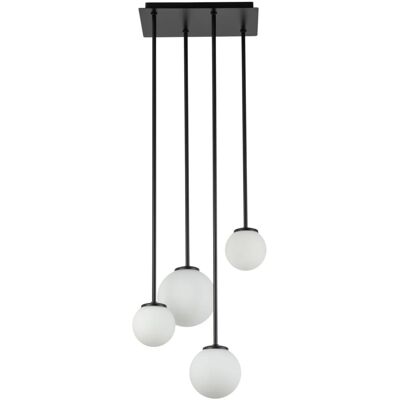 Molekuły lampa sufitowa Tulia 33503 Sigma szklane klosze biała czarna Molekuły lampa sufitowa Tulia 33503 Sigma szklane klosze biała czarna