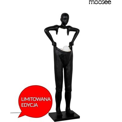 MOOSEE lampa podłogowa HUMAN HOUDINI czarna MOOSEE lampa podłogowa HUMAN HOUDINI czarna