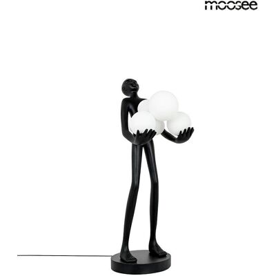 MOOSEE lampa stołowa HUMAN PREMIUM czarna MOOSEE lampa stołowa HUMAN PREMIUM czarna