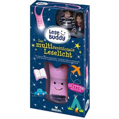 Inny producent MOSES Lese Buddy Lampka Do Czytania Dla Dzieci Różowa Z Brokatem Inny producent MOSES Lese Buddy Lampka Do Czytania Dla Dzieci Różowa Z Brokatem
