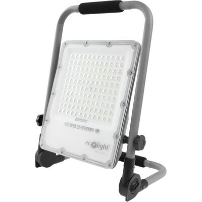 Ecolight Naświatlacz roboczy LED z akumulatorem 50W 5000K Ecolight Naświatlacz roboczy LED z akumulatorem 50W 5000K