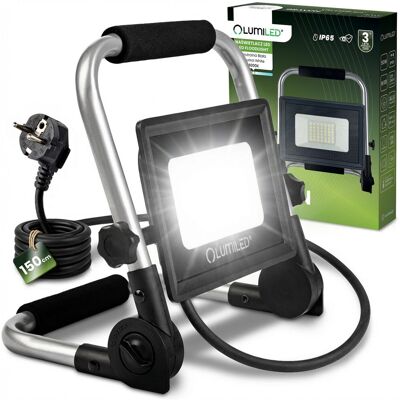 Naświetlacz LED Halogen Lampa Przenośna GRAVON 50W 4000K LUMILED Naświetlacz LED Halogen Lampa Przenośna GRAVON 50W 4000K LUMILED