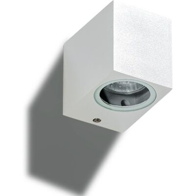 AZzardo Natynkowa Lampa Elewacyjna Rimini Kostka Outdoor Biała AZzardo Natynkowa Lampa Elewacyjna Rimini Kostka Outdoor Biała