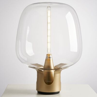 Step Into Design Lampa stołowa fata transparentno złota 35 *46 cm Step Into Design Lampa stołowa fata transparentno złota 35 *46 cm
