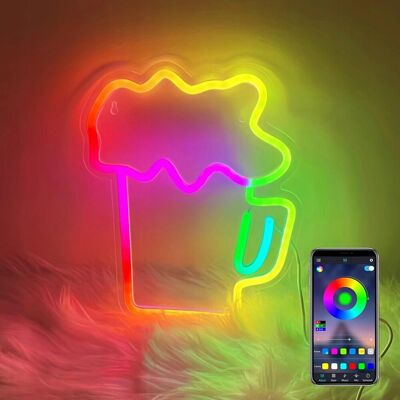 Inny producent Neon LED RGBW Lampa na Ścianę Dekoracja do Pubu Restauracji Inny producent Neon LED RGBW Lampa na Ścianę Dekoracja do Pubu Restauracji