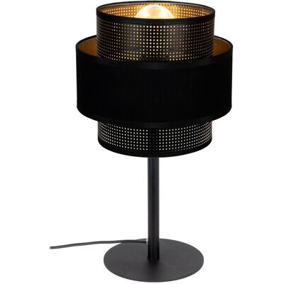 Belis NESS Lampa stołowa nocna czarny 2 x E27 0989 Belis NESS Lampa stołowa nocna czarny 2 x E27 0989