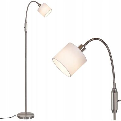 NETTLIFE 1-płomienna lampa podłogowa Salon Lampka do czytania - E14 Vintage Obrót 360° Boho Klosz industrialny Lampa podłogowa Korytarz Sypialnia Be.. NETTLIFE 1-płomienna lampa podłogowa Salon Lampka do czytania - E14 Vintage Obrót 360° Boho Klosz industrialny Lampa podłogowa Korytarz Sypialnia Be..