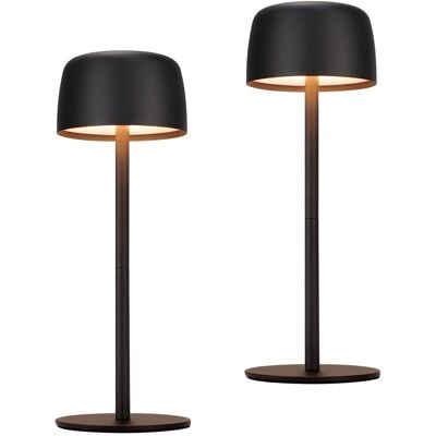Other NETTLIFE 2 sztuki bezprzewodowych lamp stołowych LED, lampka nocna z płynnym przyciemnianiem i baterią Other NETTLIFE 2 sztuki bezprzewodowych lamp stołowych LED, lampka nocna z płynnym przyciemnianiem i baterią