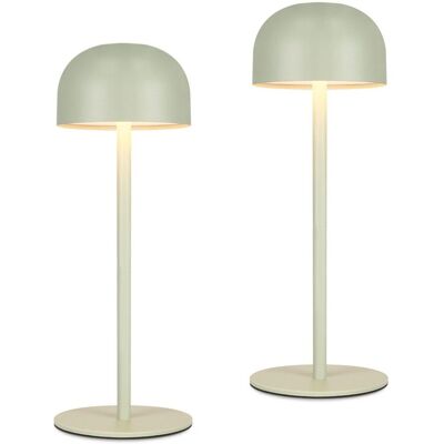 Other NETTLIFE Bezprzewodowa lampa stołowa LED, 2 sztuki: ściemnialna lampa stołowa dotykowa z 3 temperaturami barwowymi Other NETTLIFE Bezprzewodowa lampa stołowa LED, 2 sztuki: ściemnialna lampa stołowa dotykowa z 3 temperaturami barwowymi