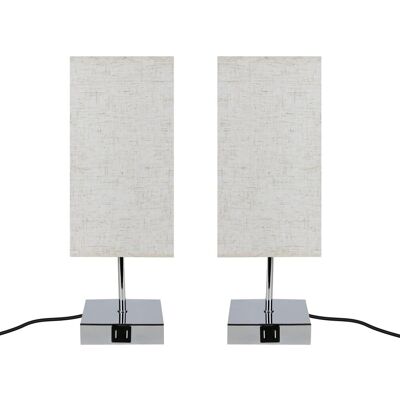 NETTLIFE Dotykowa lampka nocna E27 w stylu vintage z funkcją ładowania USB Wymienna dioda LED NETTLIFE Dotykowa lampka nocna E27 w stylu vintage z funkcją ładowania USB Wymienna dioda LED