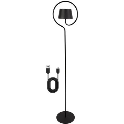 NETTLIFE Lampa podłogowa LED 120 cm: zewnętrzna, bezprzewodowa, zasilana energią słoneczną i akumulatorem USB-C, ściemnialna, z regulacją wysokości. NETTLIFE Lampa podłogowa LED 120 cm: zewnętrzna, bezprzewodowa, zasilana energią słoneczną i akumulatorem USB-C, ściemnialna, z regulacją wysokości.