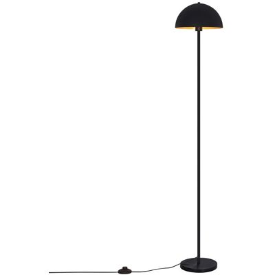 NETTLIFE Lampa Podłogowa Loft Industrialna 170cm Czarno-Złota Metalowy Klosz E27 Stabilna do Salonu Sypialni Biura Nowoczesna NETTLIFE Lampa Podłogowa Loft Industrialna 170cm Czarno-Złota Metalowy Klosz E27 Stabilna do Salonu Sypialni Biura Nowoczesna