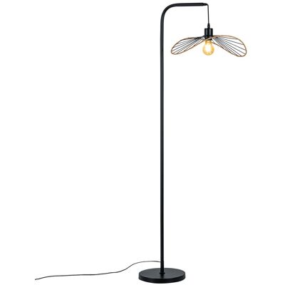 Other NETTLIFE lampa podłogowa Vintage Black Arc – przemysłowa metalowa lampa podłogowa z gniazdem E27 i przełącznikiem nożnym, do salonu lub biura (żarów.. Other NETTLIFE lampa podłogowa Vintage Black Arc – przemysłowa metalowa lampa podłogowa z gniazdem E27 i przełącznikiem nożnym, do salonu lub biura (żarów..