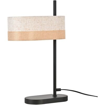 Other NETTLIFE lampa stołowa Vintage do salonu – czarna, materiałowa lampka nocna E14 z kablem, rustykalna lampa biurkowa w stylu retro do sypialni (żarów.. Other NETTLIFE lampa stołowa Vintage do salonu – czarna, materiałowa lampka nocna E14 z kablem, rustykalna lampa biurkowa w stylu retro do sypialni (żarów..