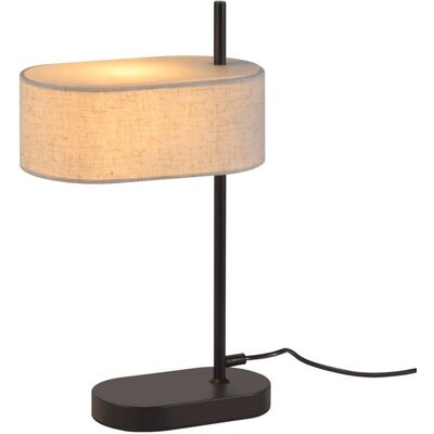 NETTLIFE Lampka nocna do sypialni, zabytkowa lampa stołowa - 44,5 cm E14 czarna pościel z wyłącznikiem retro NETTLIFE Lampka nocna do sypialni, zabytkowa lampa stołowa - 44,5 cm E14 czarna pościel z wyłącznikiem retro