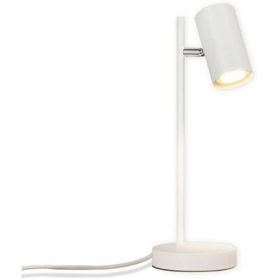 NETTLIFE lampka nocna lampka nocna do sypialni biała obrotowa 350° biurko metalowe GU10 NETTLIFE lampka nocna lampka nocna do sypialni biała obrotowa 350° biurko metalowe GU10