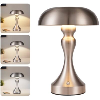NETTLIFE Lampka nocna LED z funkcją ściemniania dotykowego, bezprzewodowa, ładowana przez USB, styl vintage NETTLIFE Lampka nocna LED z funkcją ściemniania dotykowego, bezprzewodowa, ładowana przez USB, styl vintage
