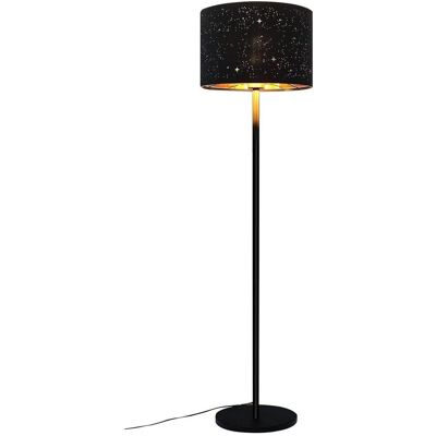 NETTLIFE Nowoczesna lampa podłogowa Lampa podłogowa do salonu - Lampa podłogowa z tkaniny z gniazdem E27 Max. Lampa podłogowa 40W z czarnego złota w.. NETTLIFE Nowoczesna lampa podłogowa Lampa podłogowa do salonu - Lampa podłogowa z tkaniny z gniazdem E27 Max. Lampa podłogowa 40W z czarnego złota w..