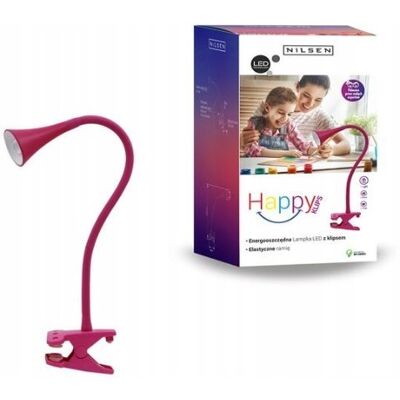 INQ NILSEN LAMPKA BIURKOWA Z KLIPSEM LED 2,5W RÓŻOWA INQ NILSEN LAMPKA BIURKOWA Z KLIPSEM LED 2,5W RÓŻOWA