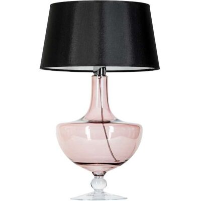 Nocna LAMPA stołowa OXFORD TRANSPARENT COPPER L048411502 4Concepts abażurowa LAMPKA stojąca do sypialni czarna Nocna LAMPA stołowa OXFORD TRANSPARENT COPPER L048411502 4Concepts abażurowa LAMPKA stojąca do sypialni czarna