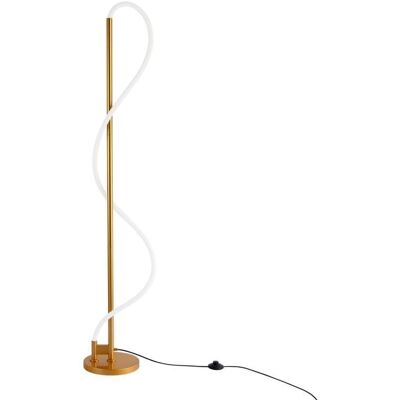ENDON Nowoczesna Lampa podłogowa Złota LED 30W 3000K Abruzzo Spirali ENDON Nowoczesna Lampa podłogowa Złota LED 30W 3000K Abruzzo Spirali