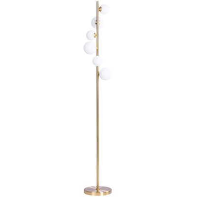 AZzardo Nowoczesna Lampa Stojąca Sybilla Podłogowa Kule Czarna Biała AZzardo Nowoczesna Lampa Stojąca Sybilla Podłogowa Kule Czarna Biała