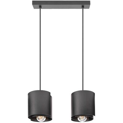 Nelino Nowoczesna Lampa Wisząca Industrialna Retro Berta L165-BE-2P-BL Nelino Nowoczesna Lampa Wisząca Industrialna Retro Berta L165-BE-2P-BL
