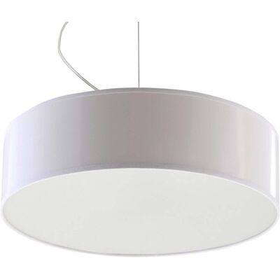 Iga Nowoczesna Lampa Wisząca INFINITO 35 PVC Szary Iga Nowoczesna Lampa Wisząca INFINITO 35 PVC Szary