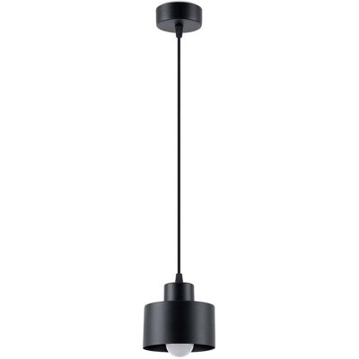 Iga Nowoczesna lampa wisząca SANTO 1 Czarna Iga Nowoczesna lampa wisząca SANTO 1 Czarna