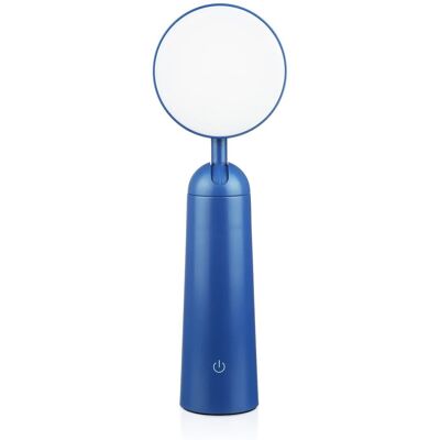 Interlook Nowoczesna lampka bezprzewodowa Lampka LED z ruchomą głowicą JX12-BLUE Interlook Nowoczesna lampka bezprzewodowa Lampka LED z ruchomą głowicą JX12-BLUE