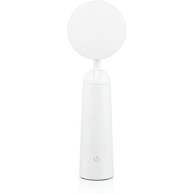 Interlook Nowoczesna lampka bezprzewodowa Lampka LED z ruchomą głowicą JX12-WHITE Interlook Nowoczesna lampka bezprzewodowa Lampka LED z ruchomą głowicą JX12-WHITE