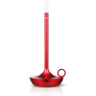 Interlook Nowoczesna lampka stołowa Lampka nocna z wbudowanym akumulatorem HJA31-RED Interlook Nowoczesna lampka stołowa Lampka nocna z wbudowanym akumulatorem HJA31-RED