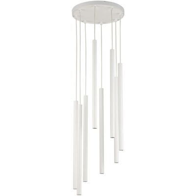 Okrągła kaskadowa lampa wisząca Sopel 33629 Sigma sople tuby biała Okrągła kaskadowa lampa wisząca Sopel 33629 Sigma sople tuby biała
