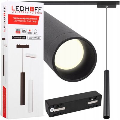 inna (Inny) Oprawa magnetyczna wisząca TUBA LED lampa na szynoprzewód 6W CZARNA 4000K inna (Inny) Oprawa magnetyczna wisząca TUBA LED lampa na szynoprzewód 6W CZARNA 4000K