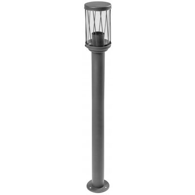 GTV Oprawa Ogrodowa Kerta-P 80, E27, Max.12W, Ac220-240V, Ip44, Słupek, Grafitowy GTV Oprawa Ogrodowa Kerta-P 80, E27, Max.12W, Ac220-240V, Ip44, Słupek, Grafitowy