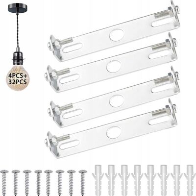 Inny producent OPRAWA SUFITOWA 90MM 4 SZTUKI MOCNA METALOWA WIESZAK UCHWYT LAMPY Inny producent OPRAWA SUFITOWA 90MM 4 SZTUKI MOCNA METALOWA WIESZAK UCHWYT LAMPY