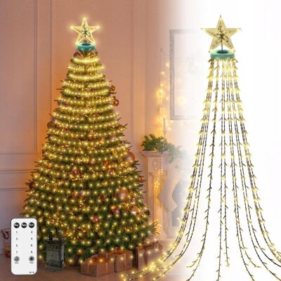 Inny producent OŚWIETLENIE CHOINKOWE NA ZEWNĄTRZ Z GWIAZDĄ 2,5M 400 DIOD LED Inny producent OŚWIETLENIE CHOINKOWE NA ZEWNĄTRZ Z GWIAZDĄ 2,5M 400 DIOD LED