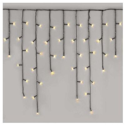 Emos Oświetlenie Świąteczne Sople 600 Led 10m, Ciepła Biel, Zielony Przew., 8 Programów, Ip44 Emos Oświetlenie Świąteczne Sople 600 Led 10m, Ciepła Biel, Zielony Przew., 8 Programów, Ip44