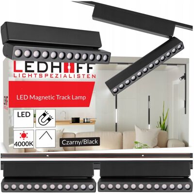 inna (Inny) Oświetlenie szynowe magnetyczne SZYNA listwa 1m 2x lampa LED reflektor SPOT inna (Inny) Oświetlenie szynowe magnetyczne SZYNA listwa 1m 2x lampa LED reflektor SPOT