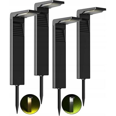 Inny producent OUSFOT Reflektory Solarne LED 4x IP65, Podwójna Barwa Światła, 2000 mAh Inny producent OUSFOT Reflektory Solarne LED 4x IP65, Podwójna Barwa Światła, 2000 mAh