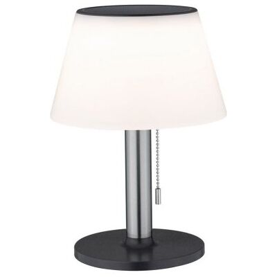 PAULMANN Outdoor Solar Lampa Stołowa Lillesol Ip44 3000k 100lm 3-St Ściemniane Stal PAULMANN Outdoor Solar Lampa Stołowa Lillesol Ip44 3000k 100lm 3-St Ściemniane Stal